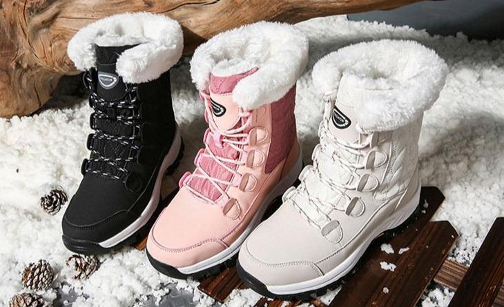 Fur Lined Waterproof Outdoor Shoes