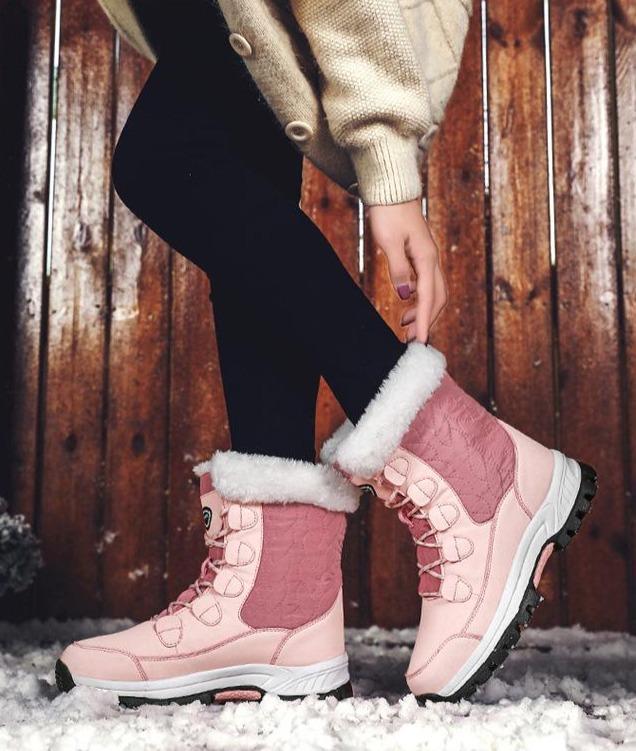 Fur Lined Waterproof Outdoor Shoes