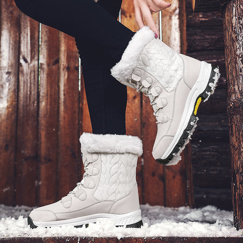 Fur Lined Waterproof Outdoor Shoes